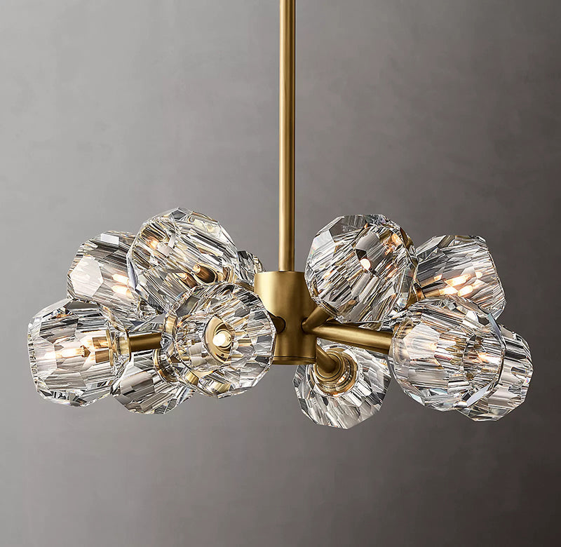 Boule Cristal Round Chandelier 24" - JutuLight