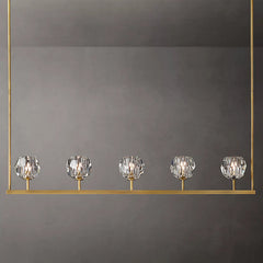 Boule Cristal Linear Chandelier 48" - JutuLight