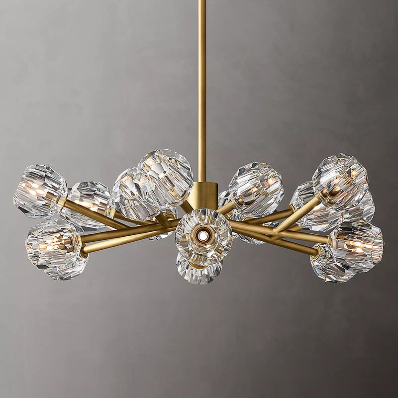 Boule Cristal Round Chandelier 36" - JutuLight
