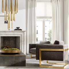 Artemis Round Tapered Tubular Chandelier 48 - JutuLight