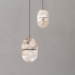 Alabaster Symmetry Pendant Light, Island Mini Pendant Light - JutuLight