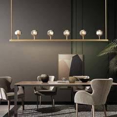 Boule Cristal Linear Chandelier 60" - JutuLight