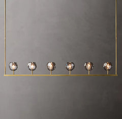 Boule Cristal Linear Chandelier 60" - JutuLight