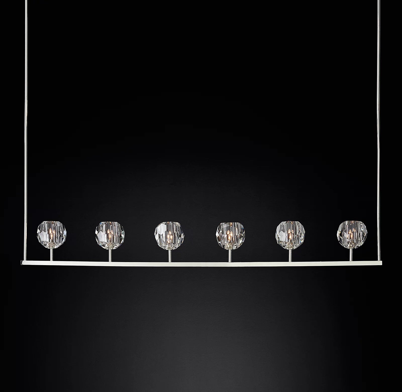 Boule Cristal Linear Chandelier 60" - JutuLight