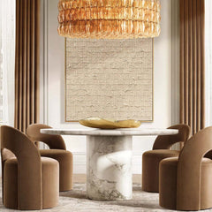 Chiara Glass Round Chandelier 47" - JutuLight