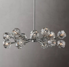 Boule Cristal Round Chandelier 36" - JutuLight