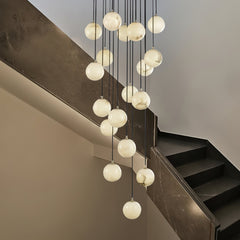 Alabaster Ball suspension lamp - JutuLight