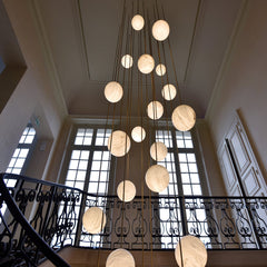 Alabaster Ball suspension lamp - JutuLight