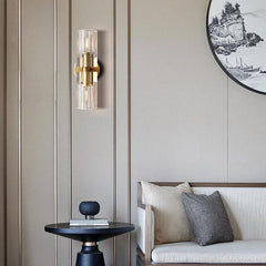 Arcardes Crystal Cup Linear Wall Sconce - JutuLight