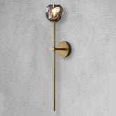 Boule Smoke Crystal Grand Wall Sconce - JutuLight