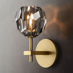 Boule Smoke Glass Sconce - JutuLight
