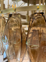 Chiara Glass Multi-Tier Round Chandelier 47" - JutuLight