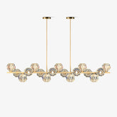 Crystal Glass Ball Chandelier