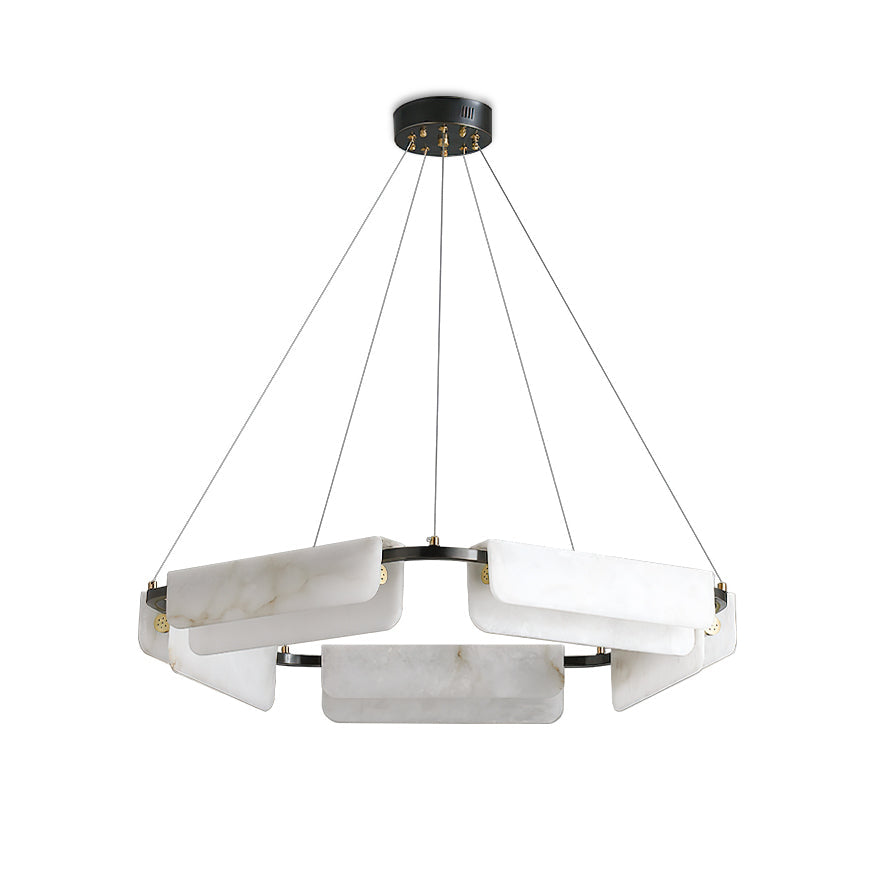 Delia Alabaster Chandelier - JutuLight