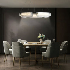 Delia Alabaster Chandelier - JutuLight