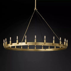 Caminy Vintage Filament Round Chandelier - JutuLight