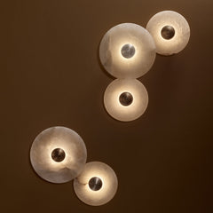 Alabaster Planes Wall Lamp - JutuLight