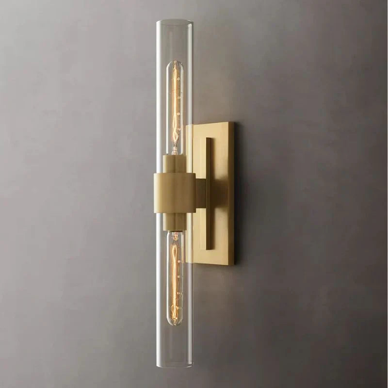 Manory Glass Cup Linear Wall Sconce - JutuLight