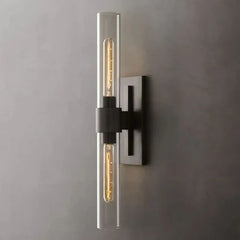 Manory Glass Cup Linear Wall Sconce - JutuLight