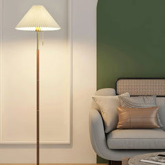 Plissee-Stehlampe von Wintage