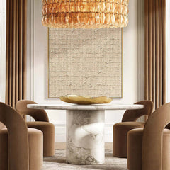 Chiara Glass Round Chandelier 37" - JutuLight