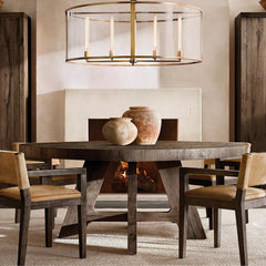 Michaul Beck Round Chandelier 33" - JutuLight