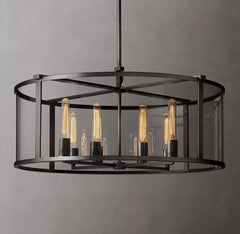 Michaul Beck Round Chandelier 33" - JutuLight