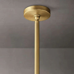 Kuseay Glass Round Chandelier 60" - JutuLight