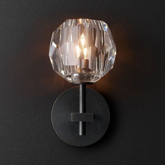 Belle De Crystal Ball Wall Sconce - JutuLight
