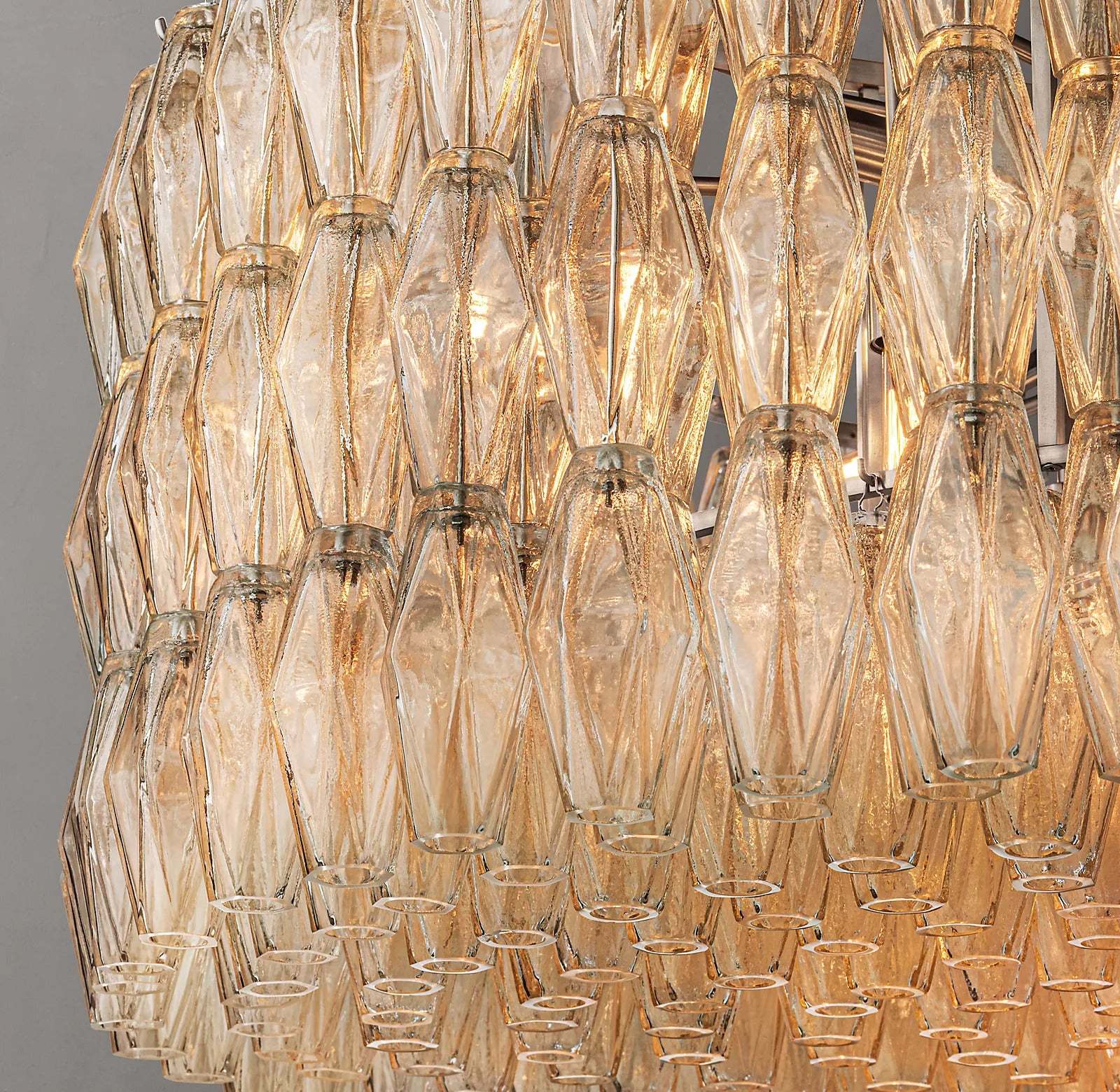 Chiara Glass Round Chandelier 47" - JutuLight