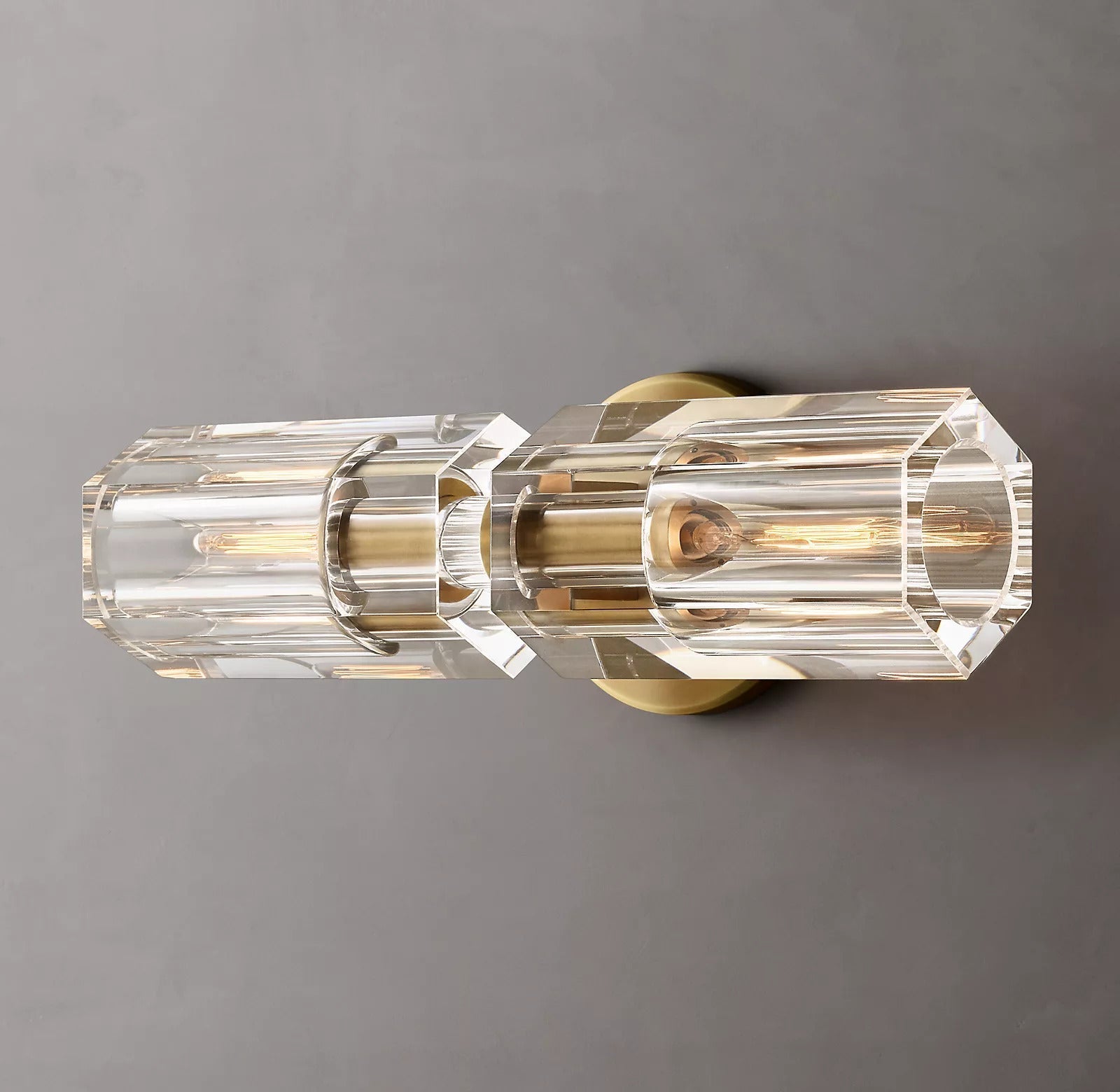 Arcardes Crystal Cup Linear Wall Sconce - JutuLight
