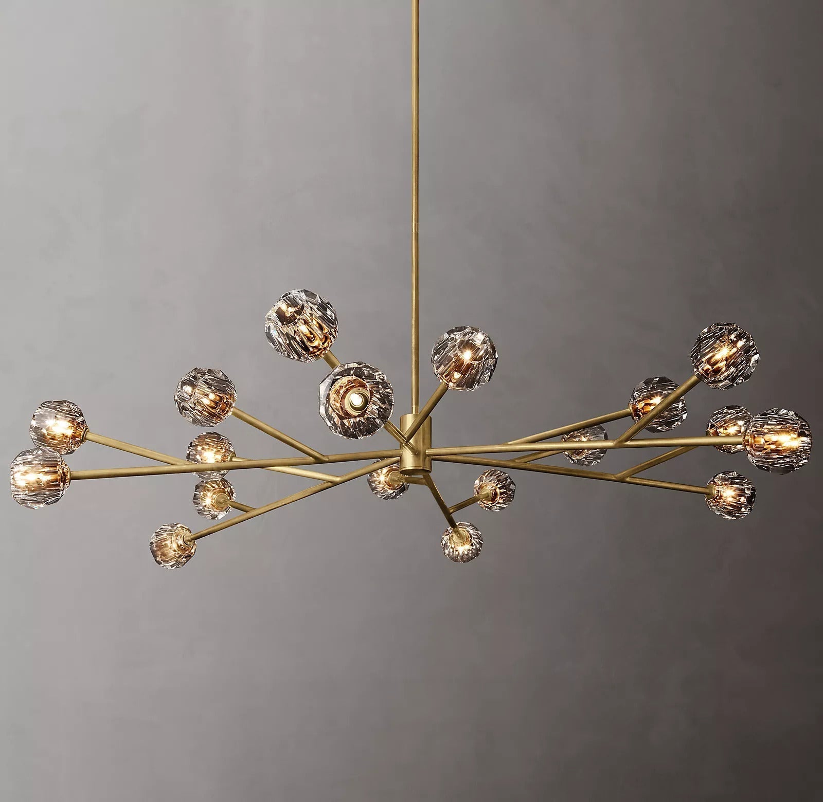 Boule Crystal Round Chandelier 72" - JutuLight