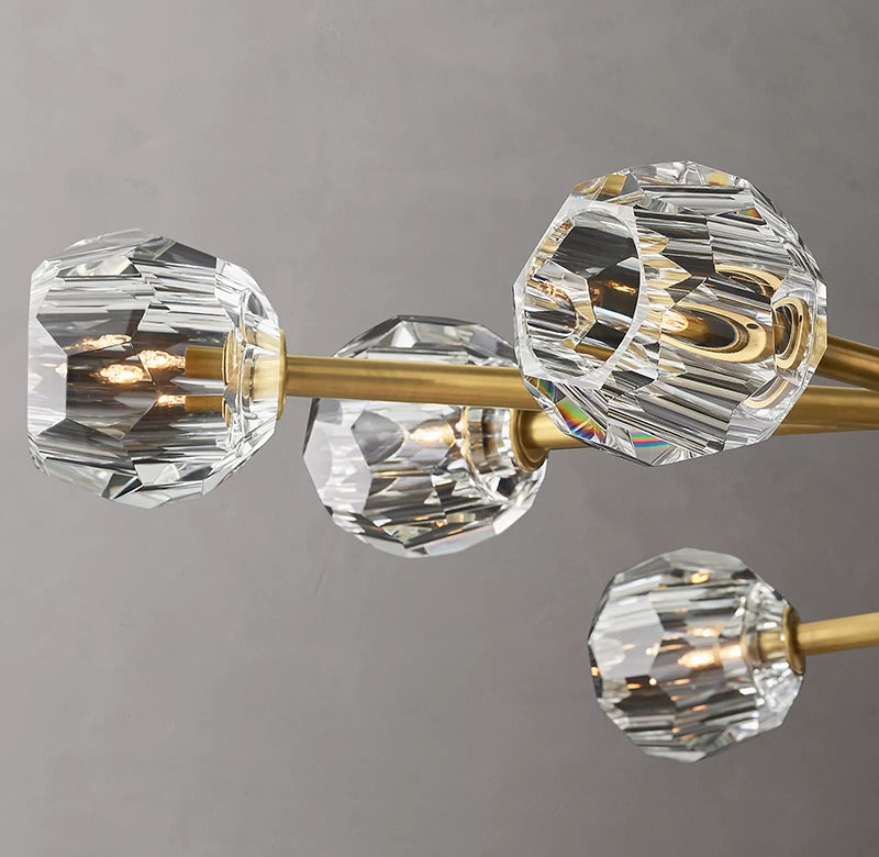 Boule Crystal Round Chandelier 72" - JutuLight