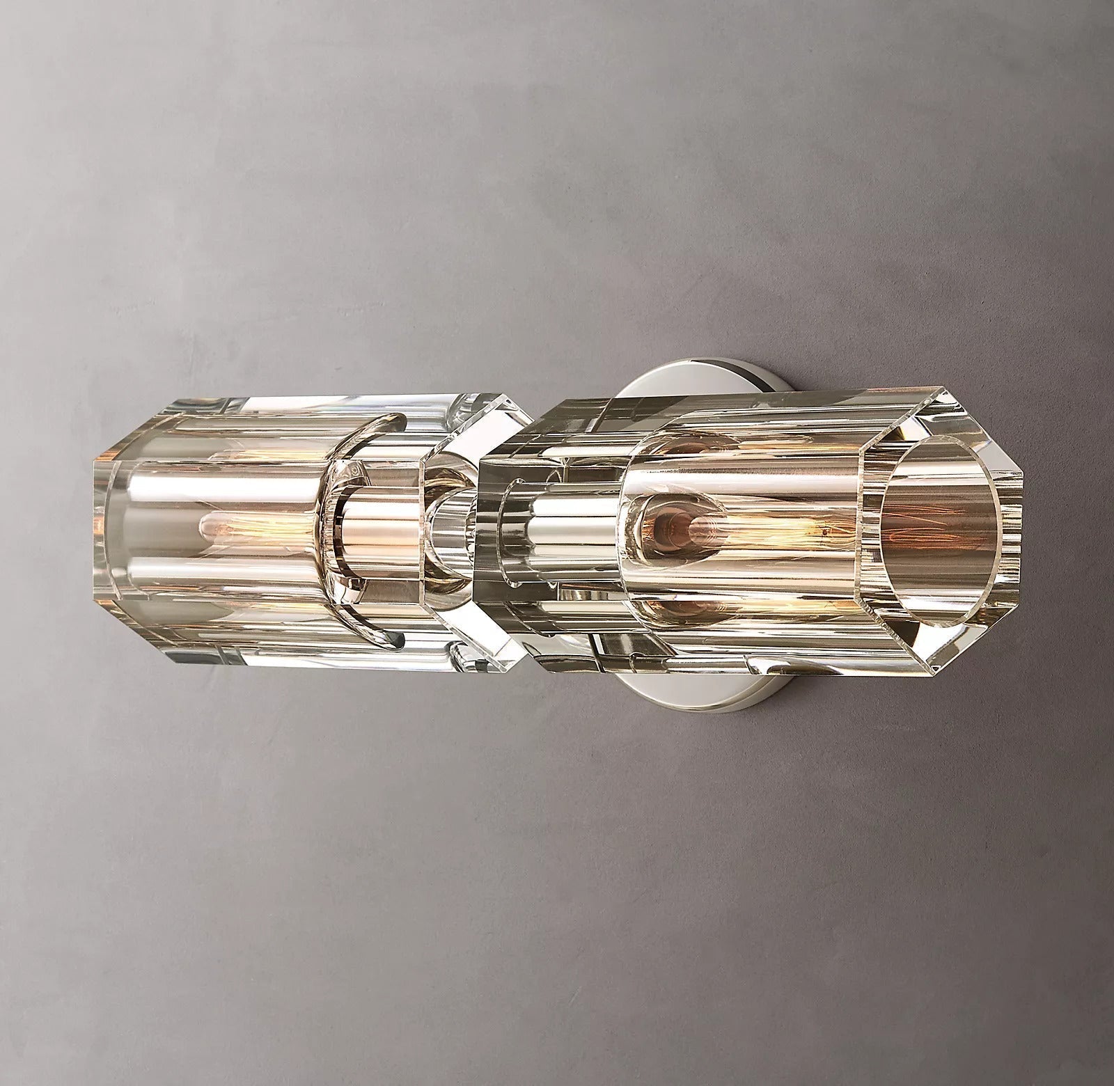 Arcardes Crystal Cup Linear Wall Sconce - JutuLight