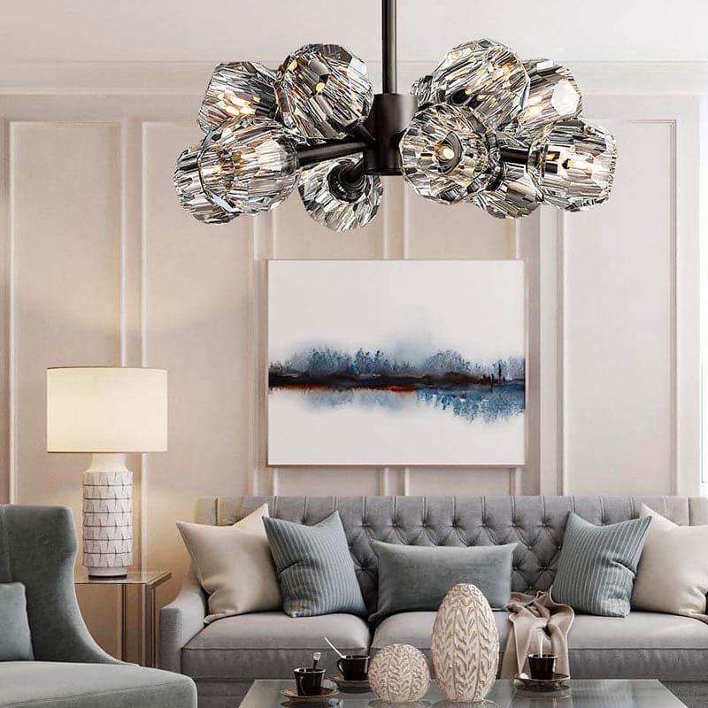 Boule Cristal Round Chandelier 24" - JutuLight
