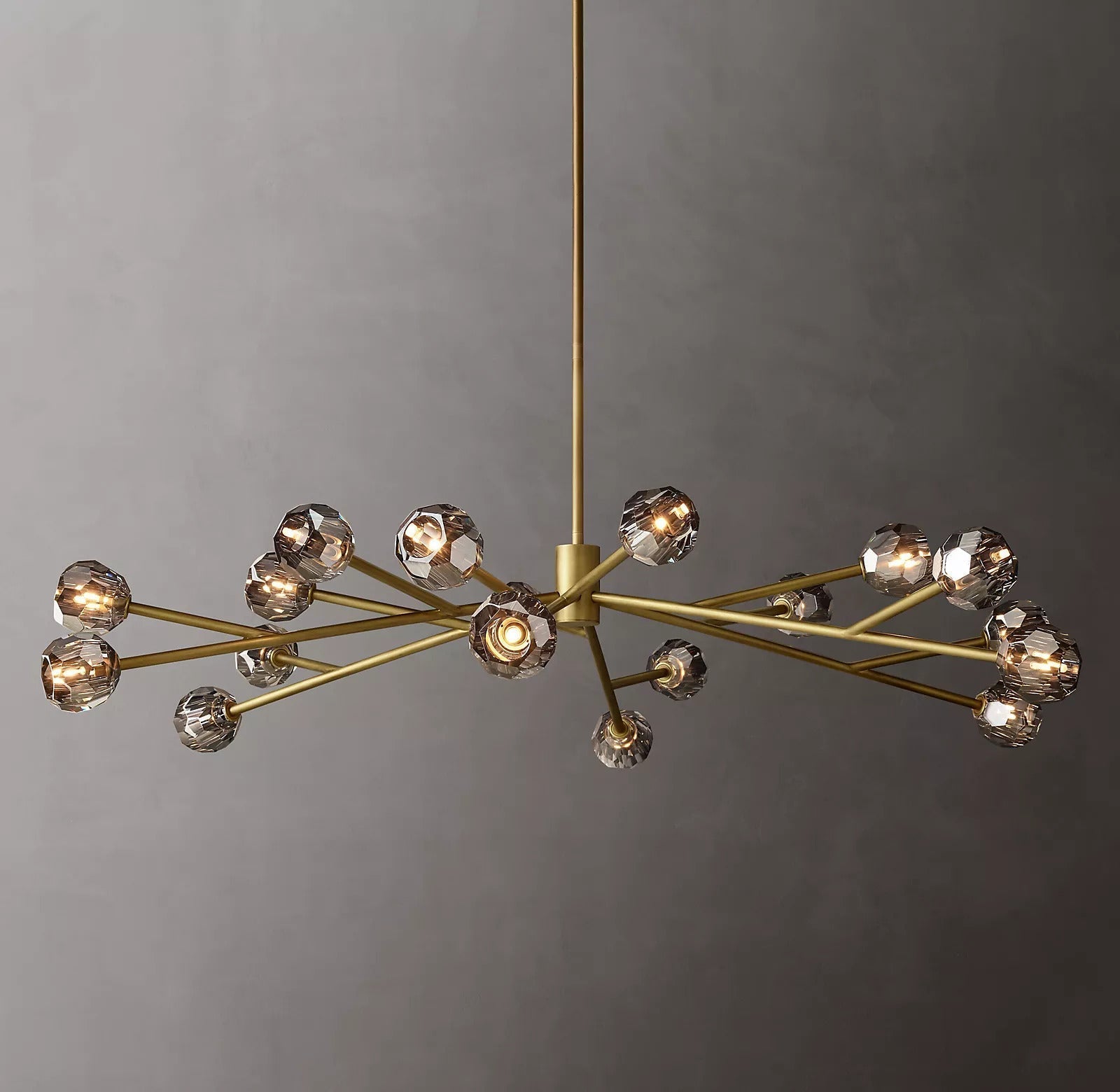 Boule Crystal Round Chandelier 72" - JutuLight