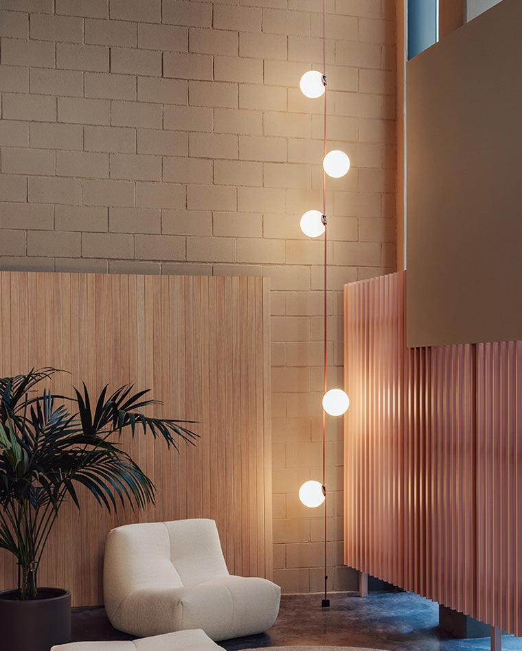 Globe Leather Pendant Light - JutuLight
