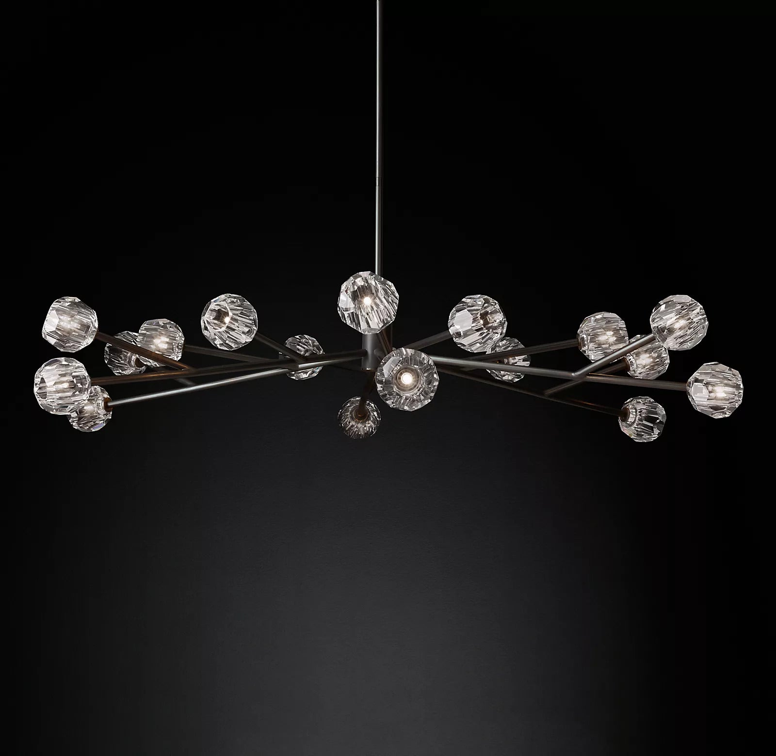 Boule Crystal Round Chandelier 72" - JutuLight