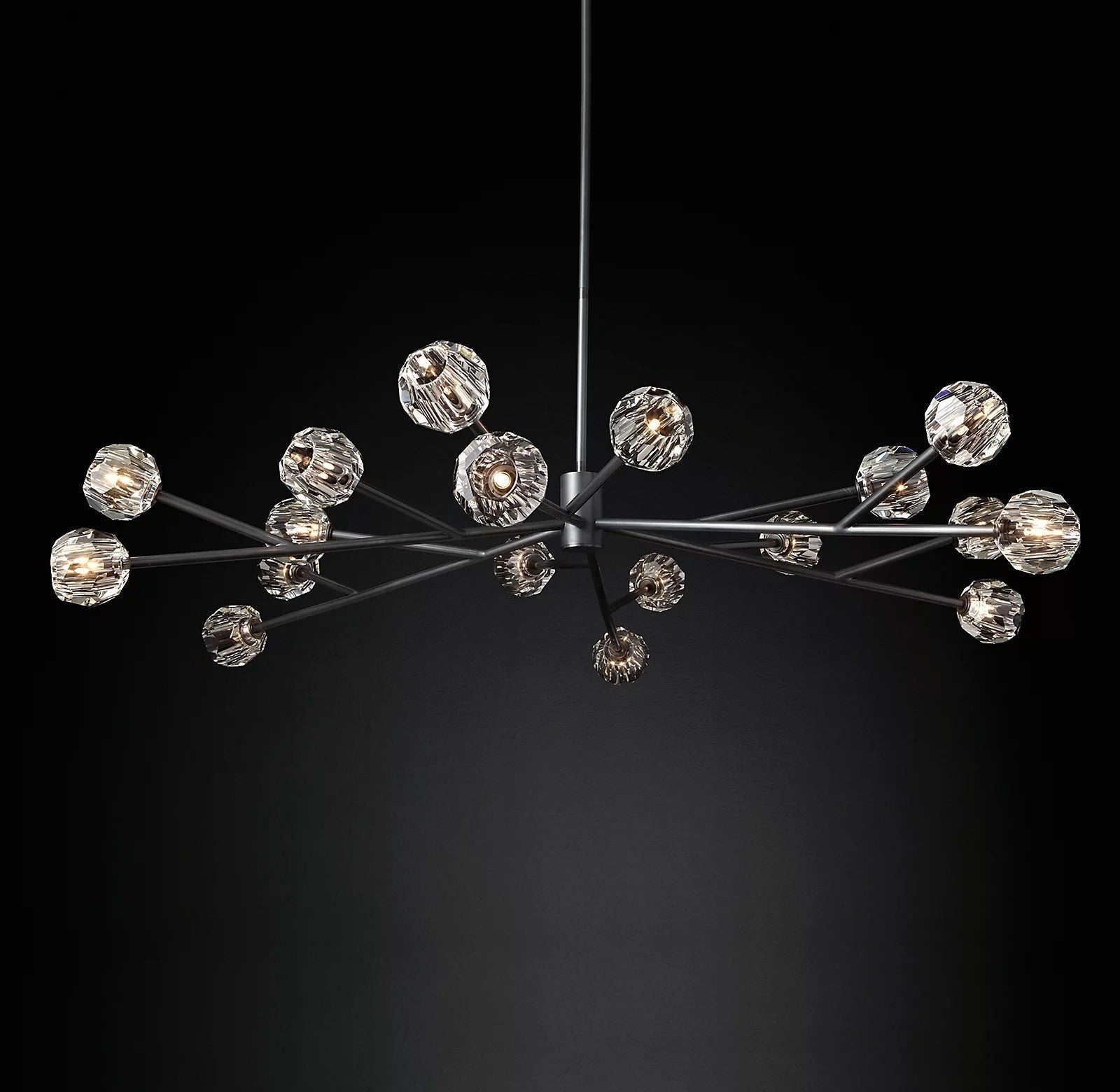 Boule Crystal Round Chandelier 72" - JutuLight