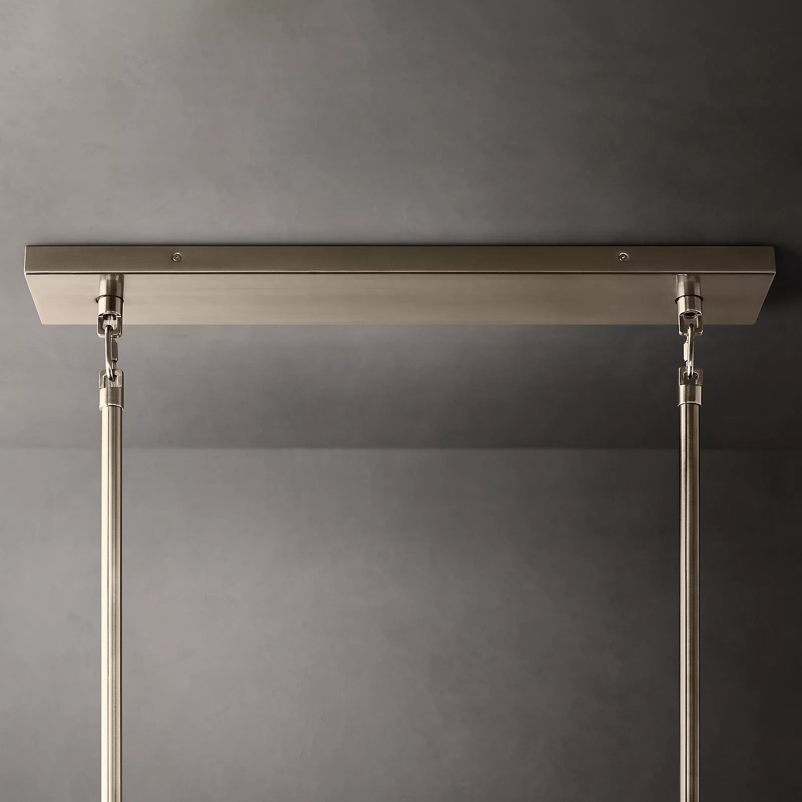 Chiara Glass Multi-Tier Rectangular Chandelier 54"W - JutuLight