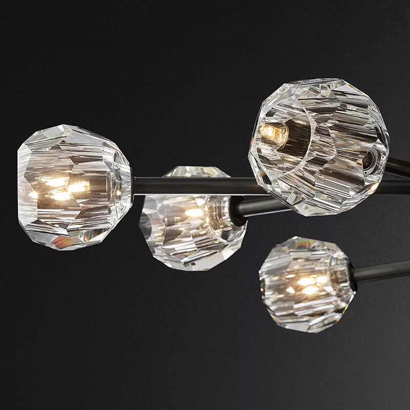 Boule Crystal Round Chandelier 72" - JutuLight