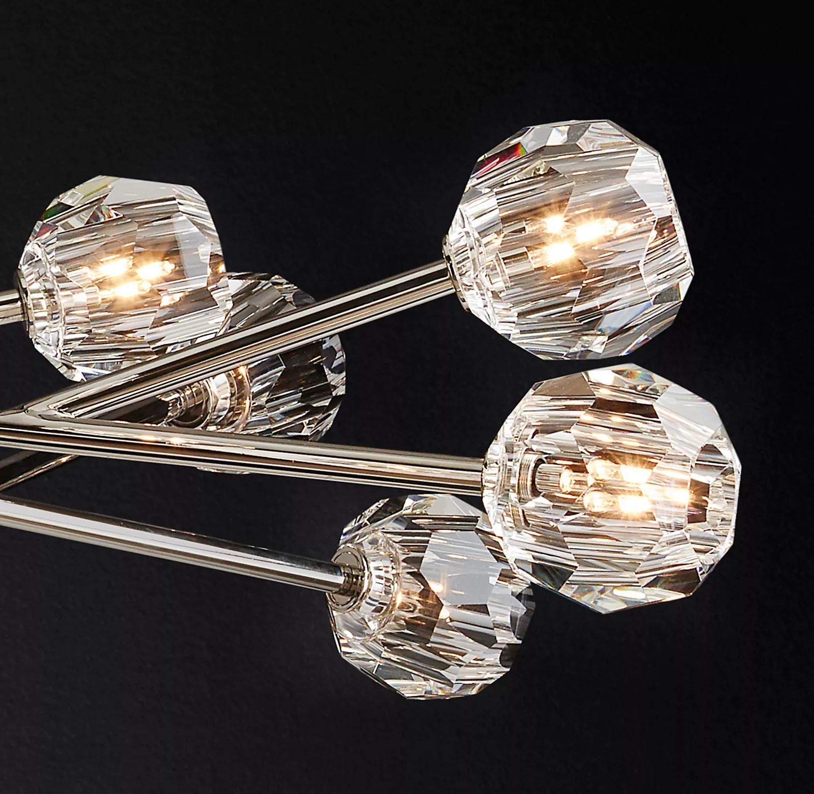 Boule Crystal Round Chandelier 72" - JutuLight