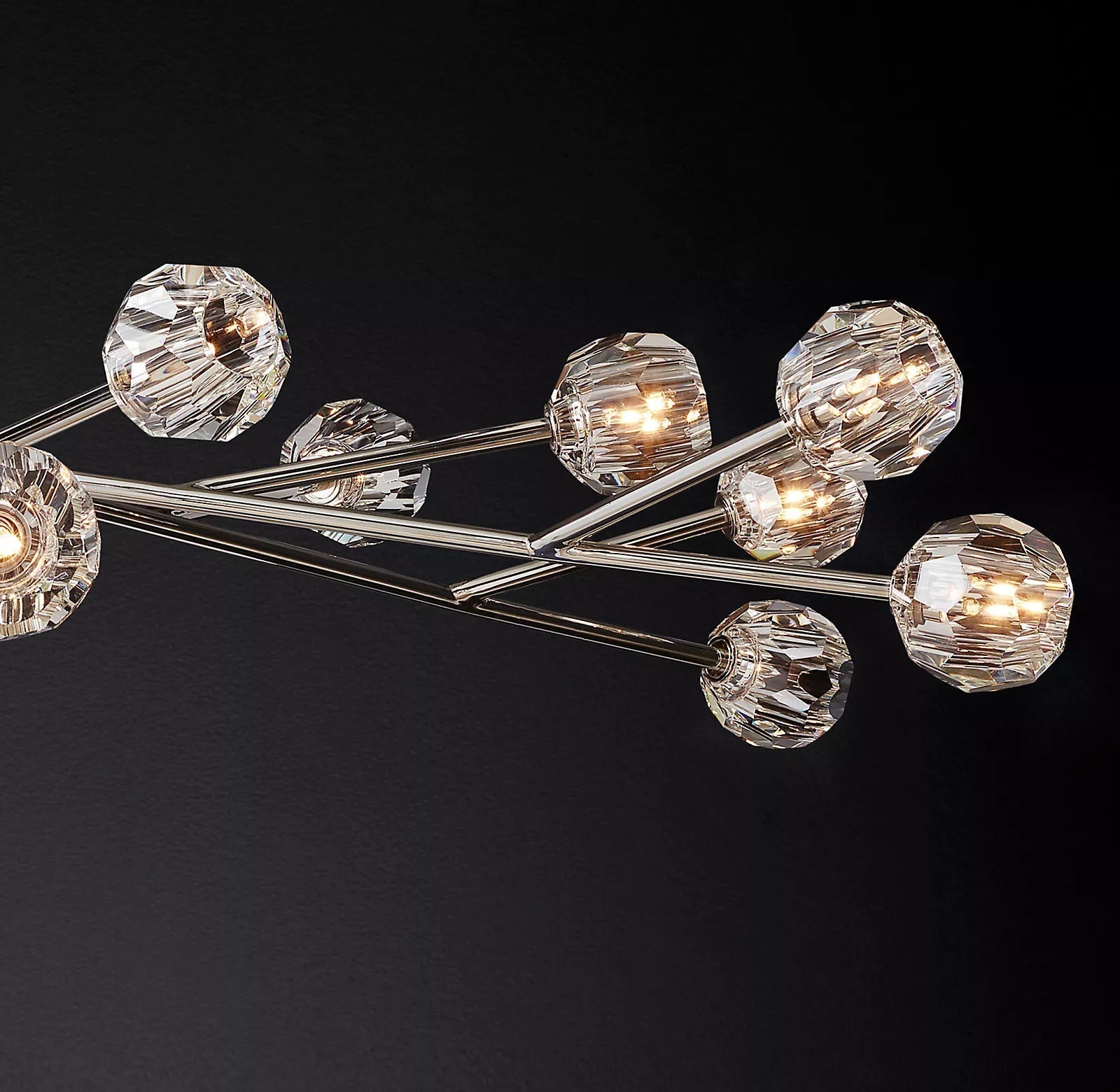 Boule Crystal Round Chandelier 72" - JutuLight