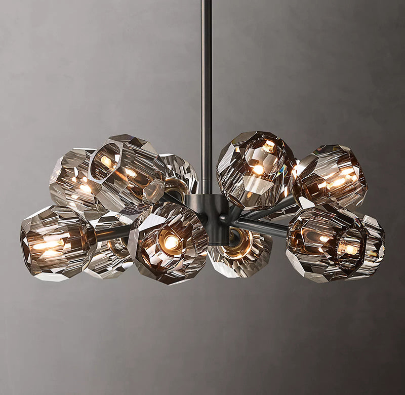 Boule Cristal Round Chandelier 24" - JutuLight
