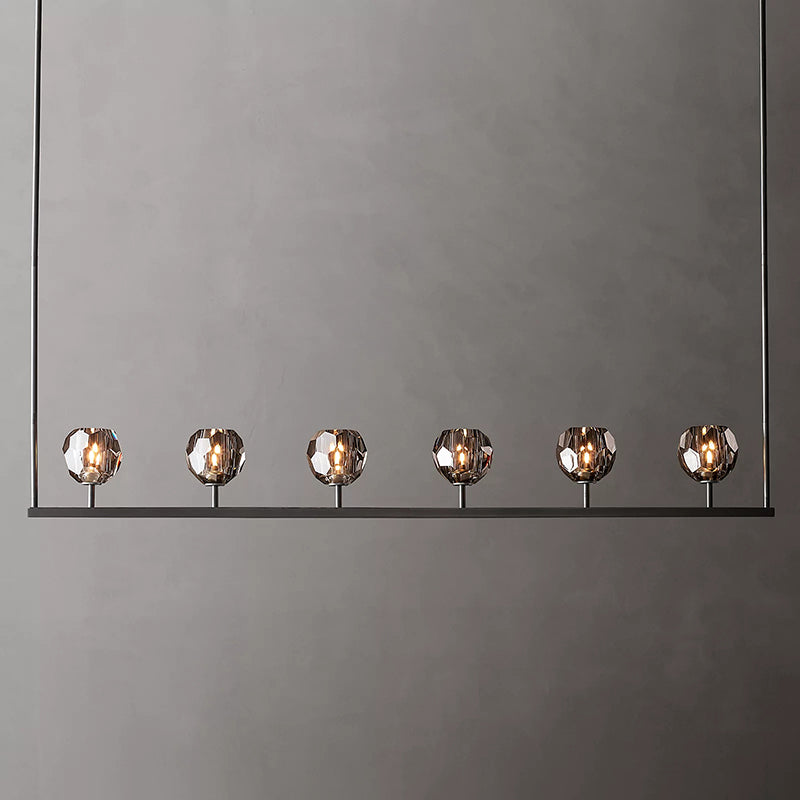 Boule Cristal Linear Chandelier 60" - JutuLight