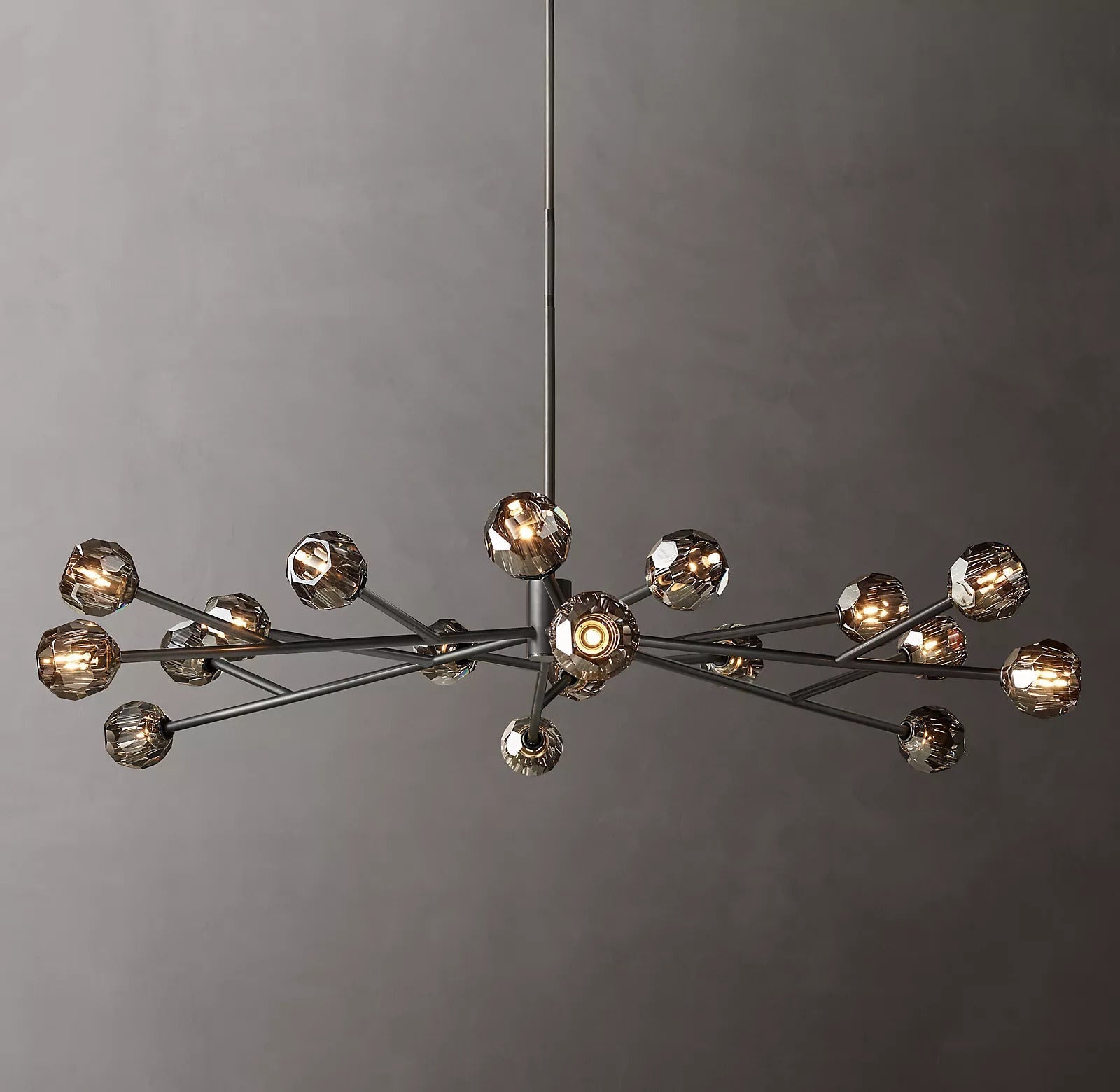 Boule Crystal Round Chandelier 72" - JutuLight