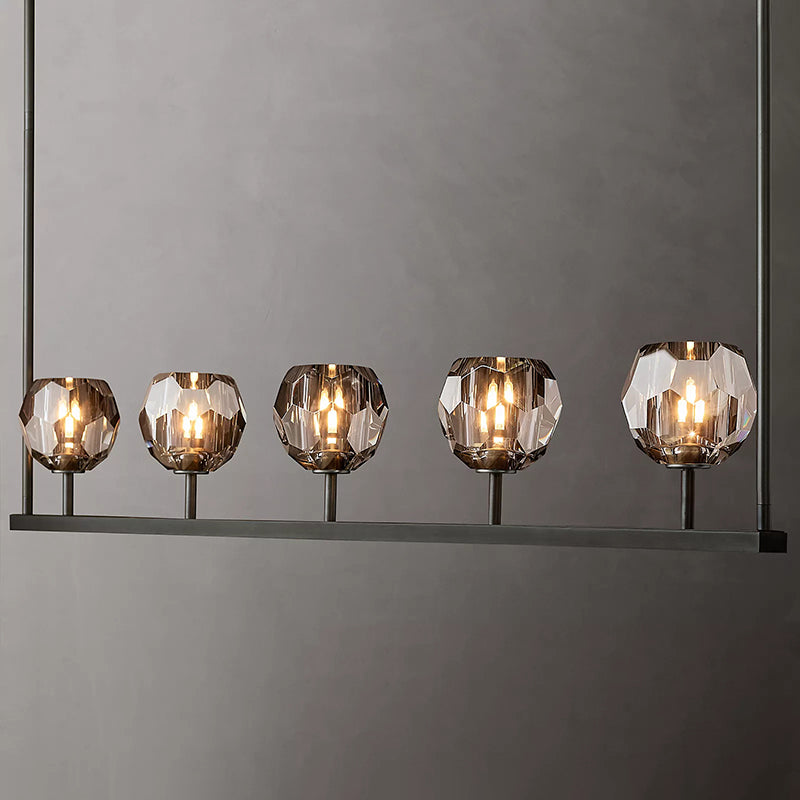 Boule Cristal Linear Chandelier 48" - JutuLight