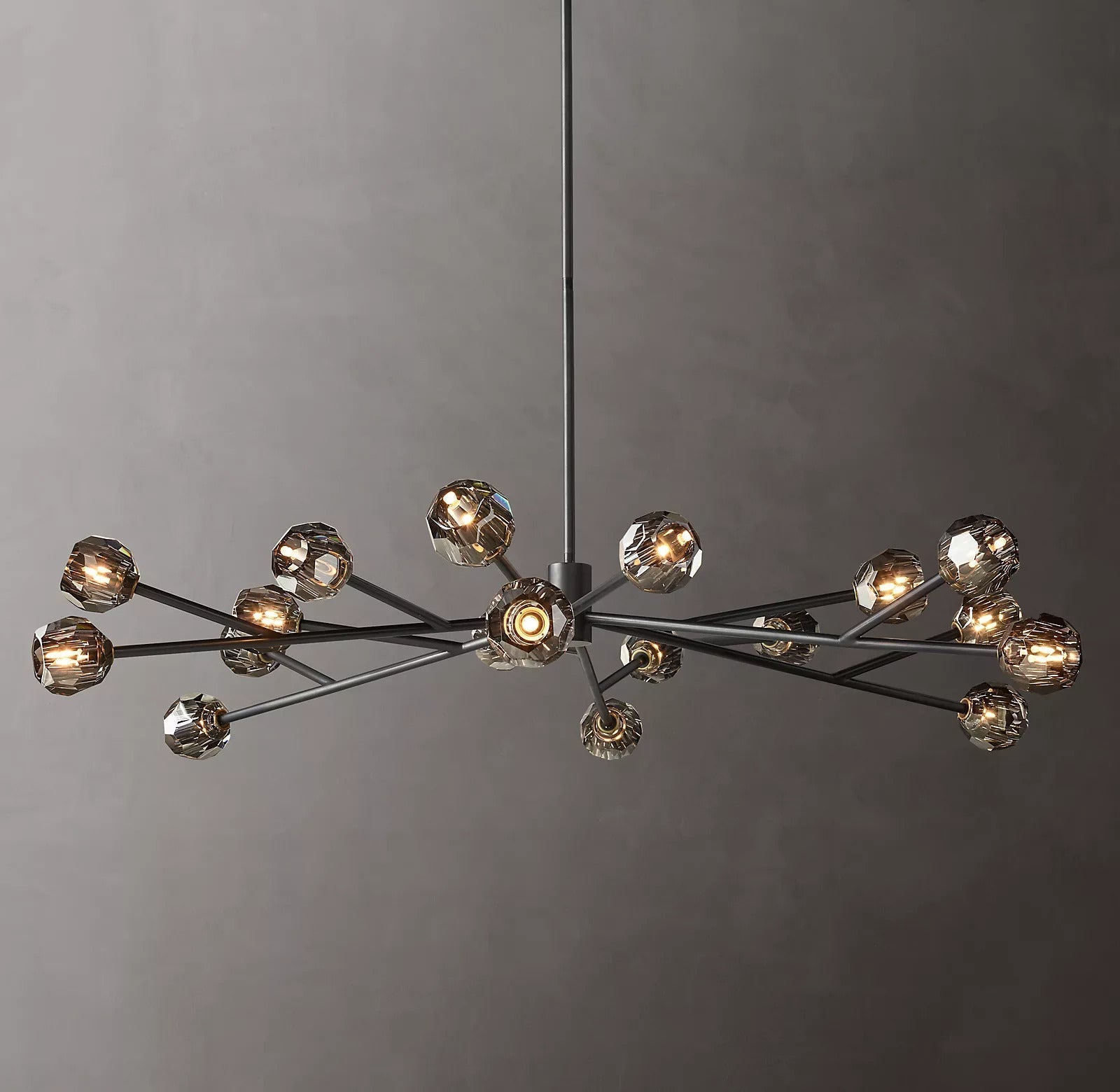 Boule Crystal Round Chandelier 72" - JutuLight