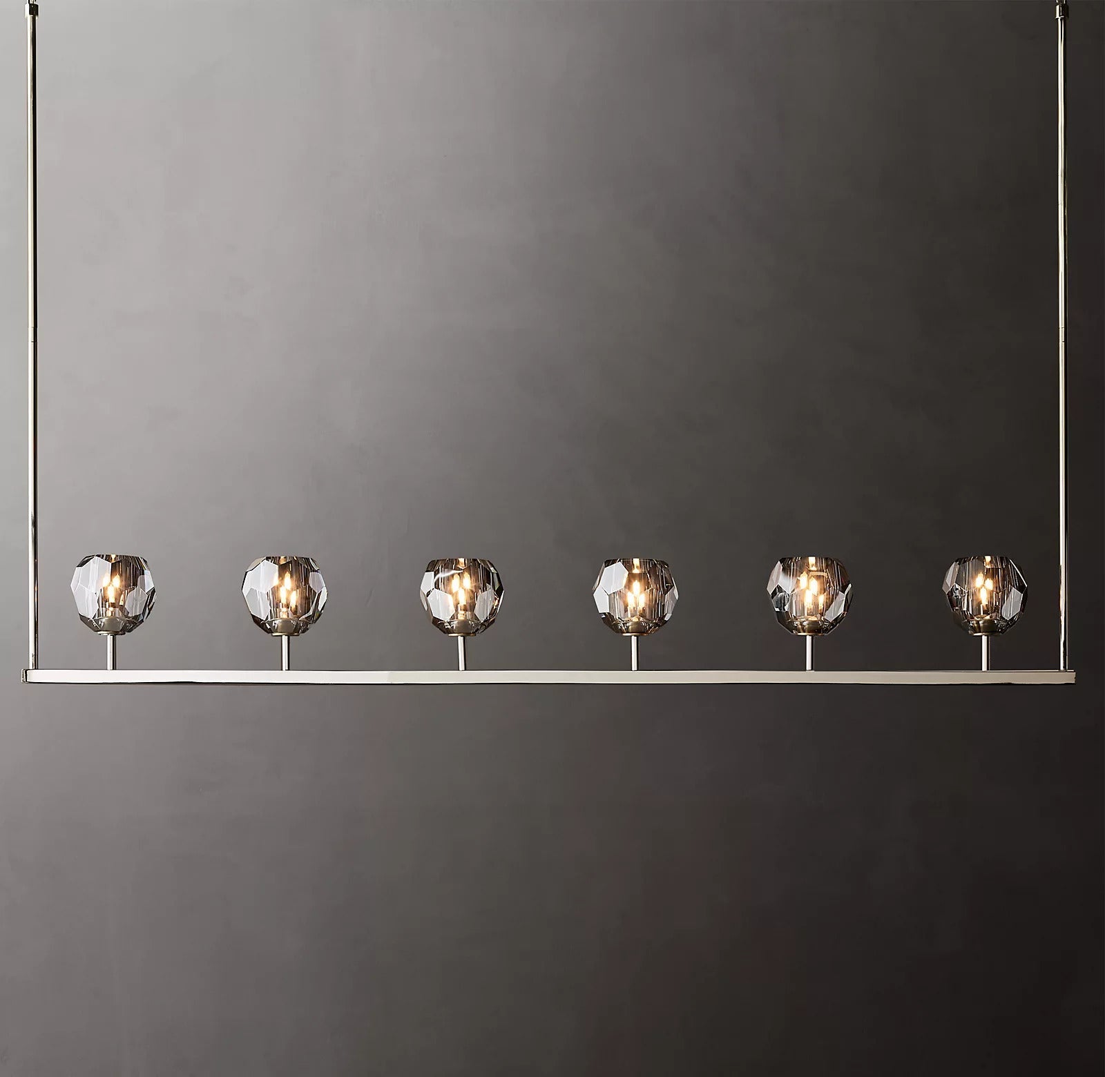 Boule Cristal Linear Chandelier 60" - JutuLight