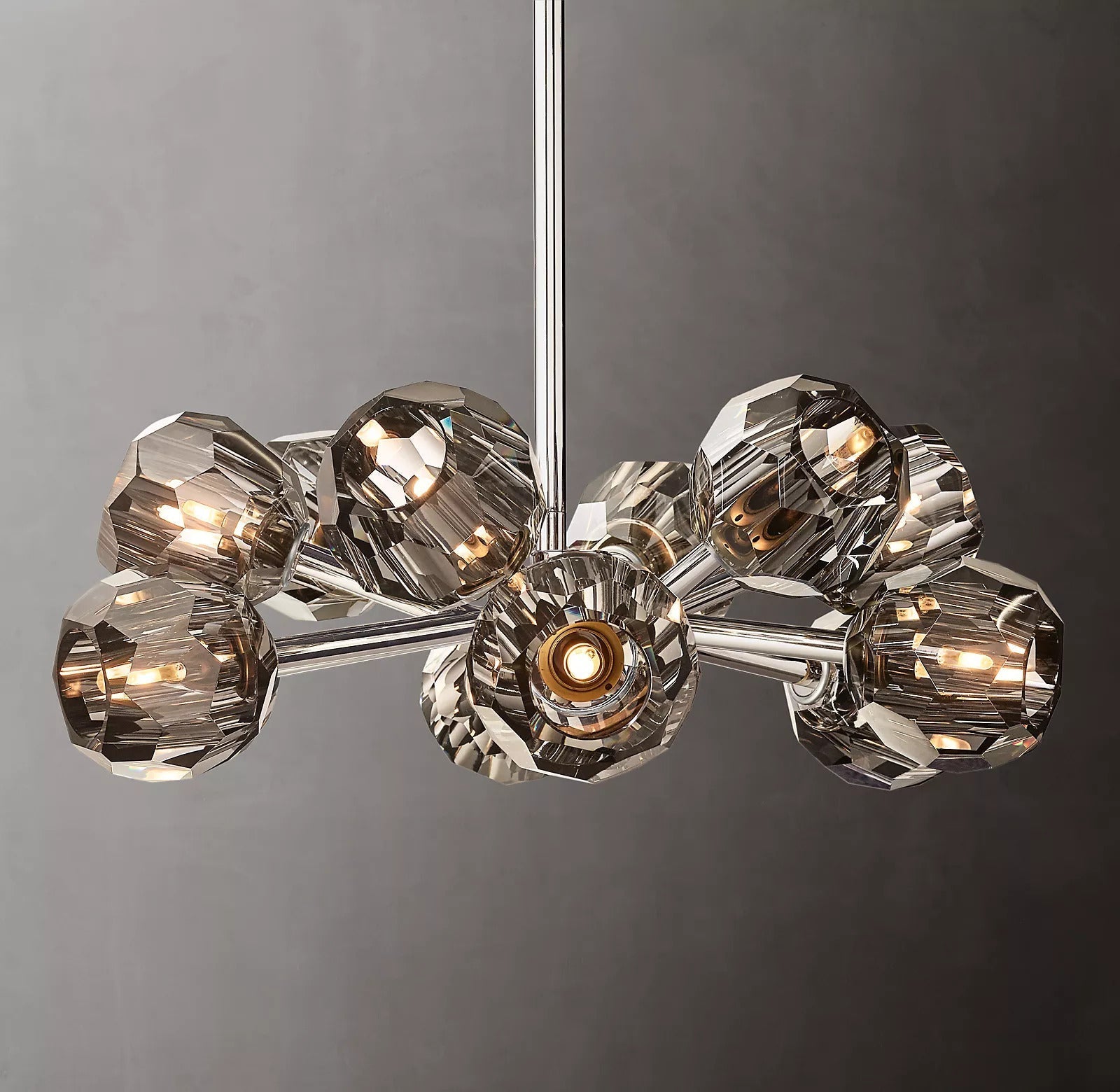 Boule Cristal Round Chandelier 24" - JutuLight